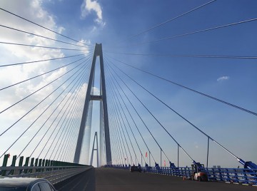 遵義青山大橋橋架安裝